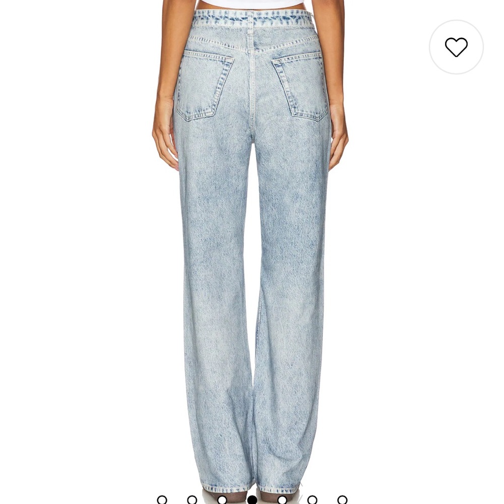 Rag & Bone The Viral Sweatpants/ Jeans Miramar Shea High Rise Relaxed size 28 - Picture 4 of 12
